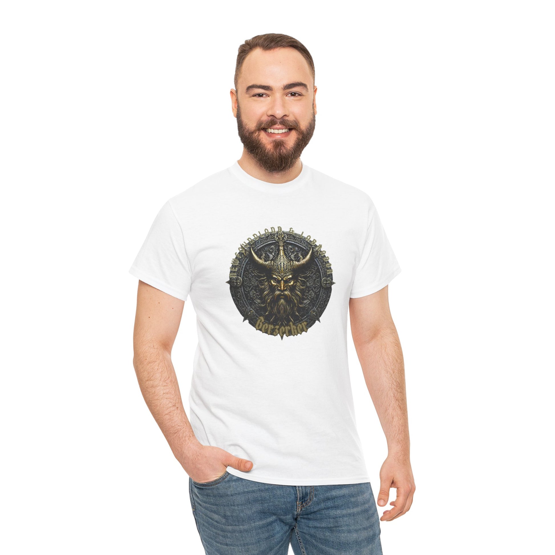 Newfoundland and Labrador Berzerker Cotton Tee - The Snarky Pirate