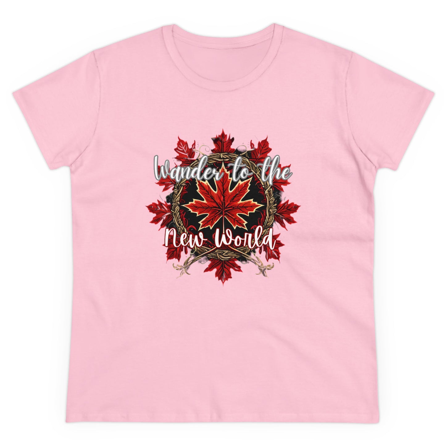 Women's wander to the new world Cotton Tee - The Snarky Pirate