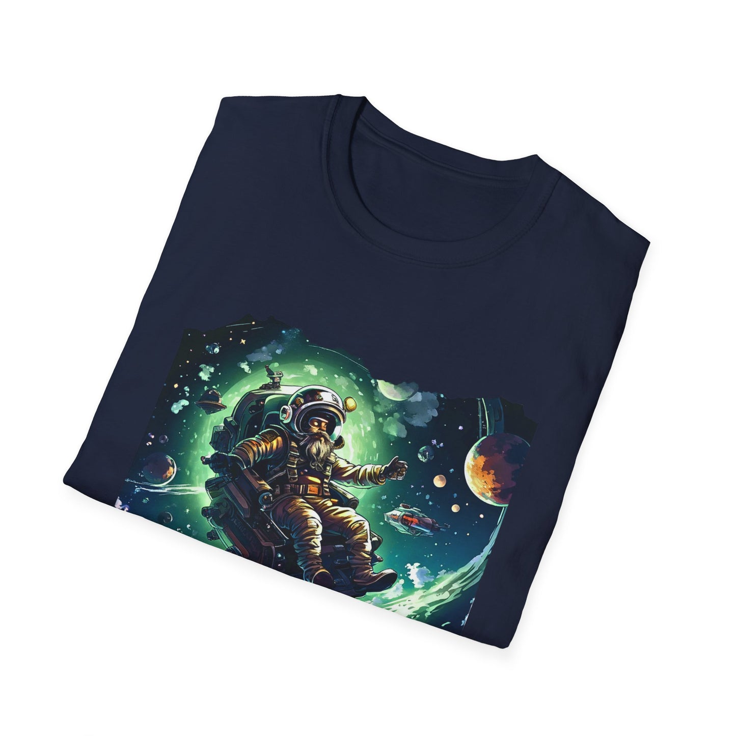 Cranky Pirate in Space Unisex T-Shirt - The Snarky Pirate