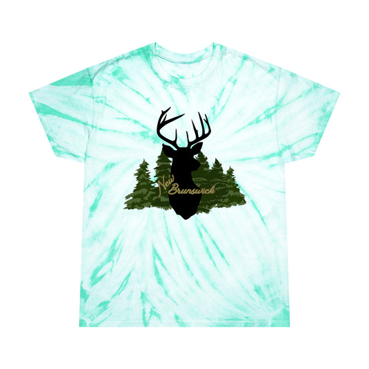 Tie-Dye New Brunswick Forest Deer T Shirt - The Snarky Pirate