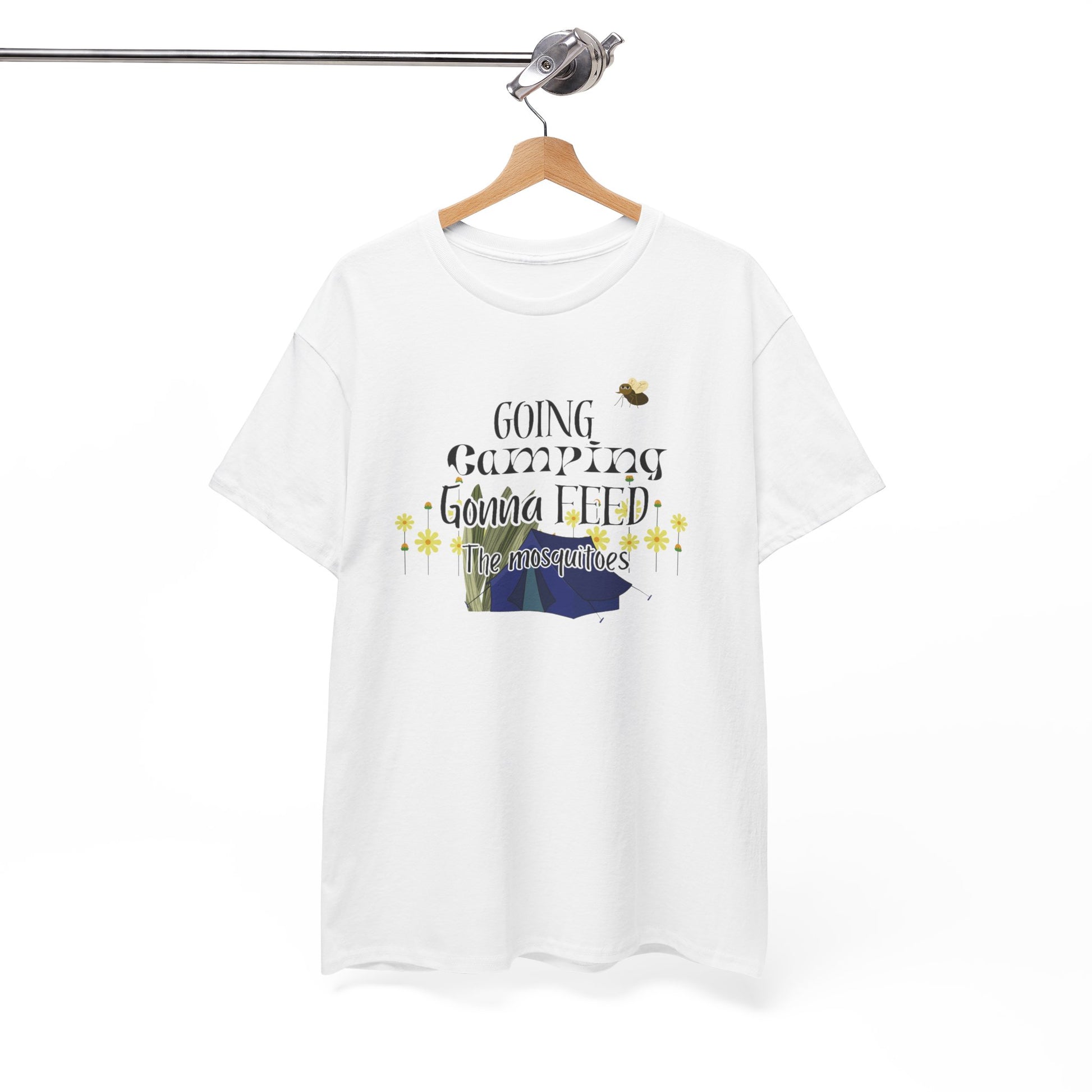 Going camping Cotton T-Shirt - The Snarky Pirate
