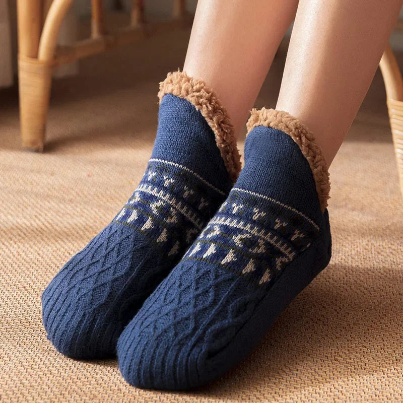 Cozy Non-Slip Floor Socks - Winter Warmth.