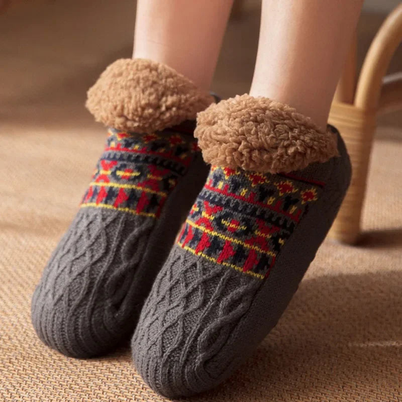 Cozy Non-Slip Floor Socks - Winter Warmth.