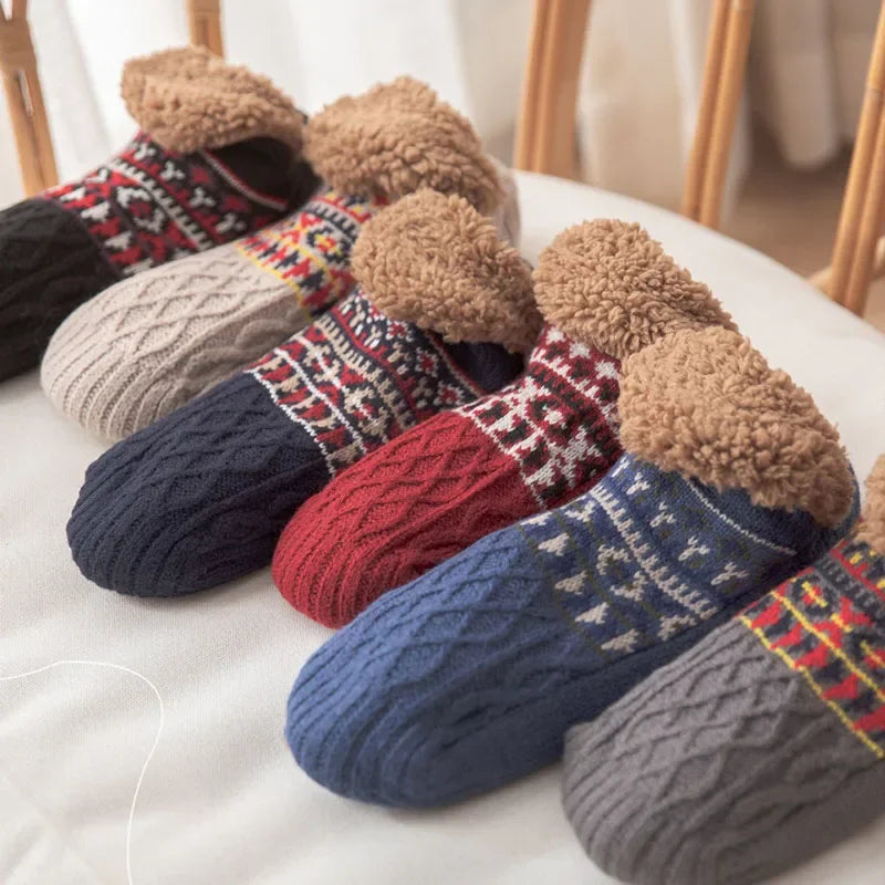 Cozy Non-Slip Floor Socks - Winter Warmth.