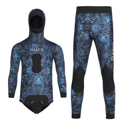 3mm Neoprene Camo Wetsuits - Perfect for Diving, Spearfishing, and Water Sports