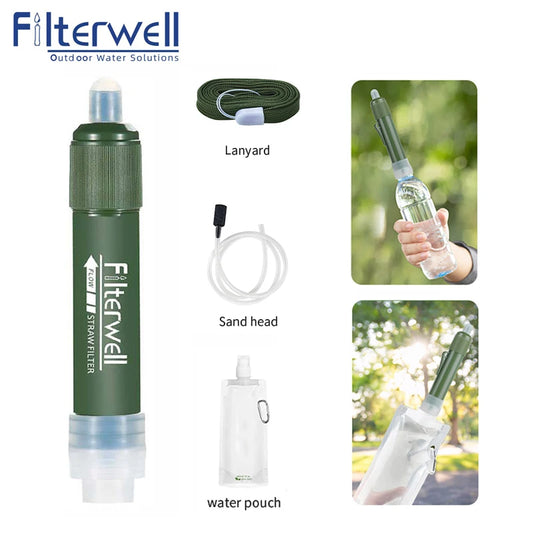 Personal Water Purifier - 4000L, Side/Back Flush, River/Lake Safe