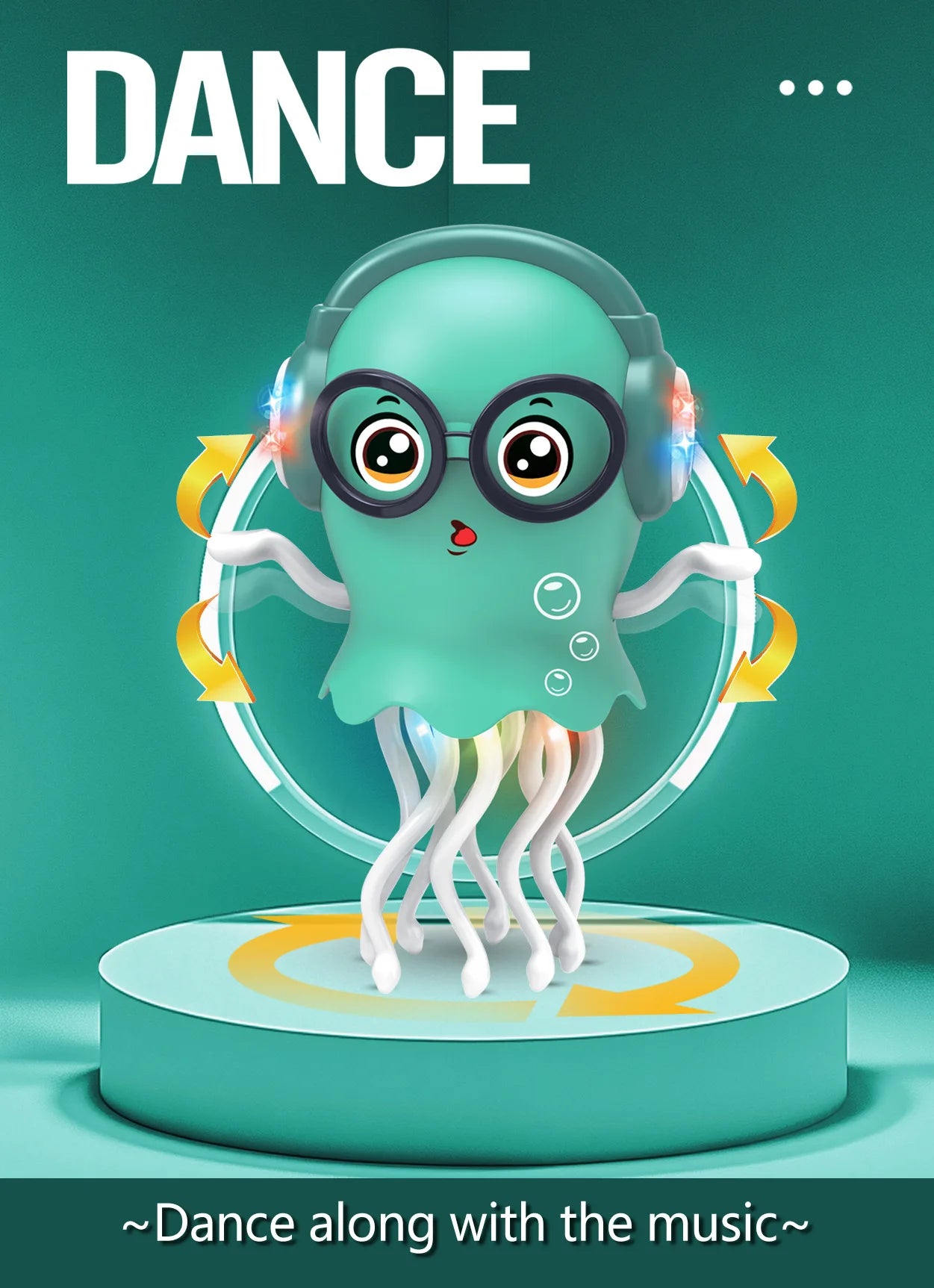 Wiggly Jellyfish Squid Octopus Dancer.