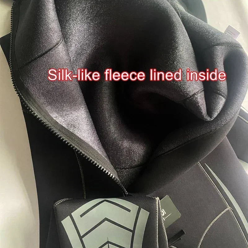 Men's 5MM Wetsuit with Silk-like Fleece Lining - Ideal for Scuba Diving