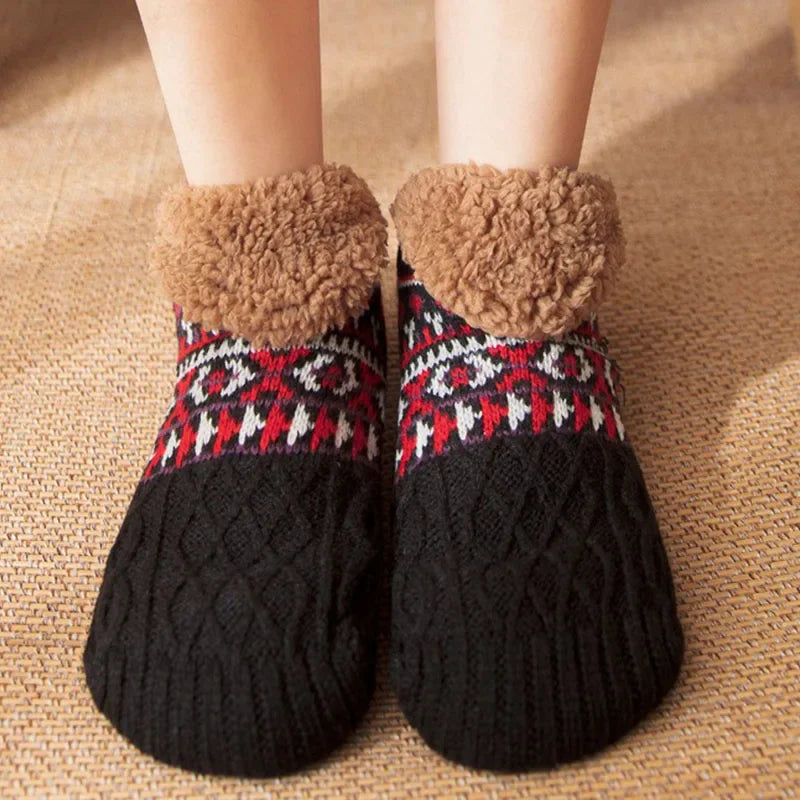 Cozy Non-Slip Floor Socks - Winter Warmth.