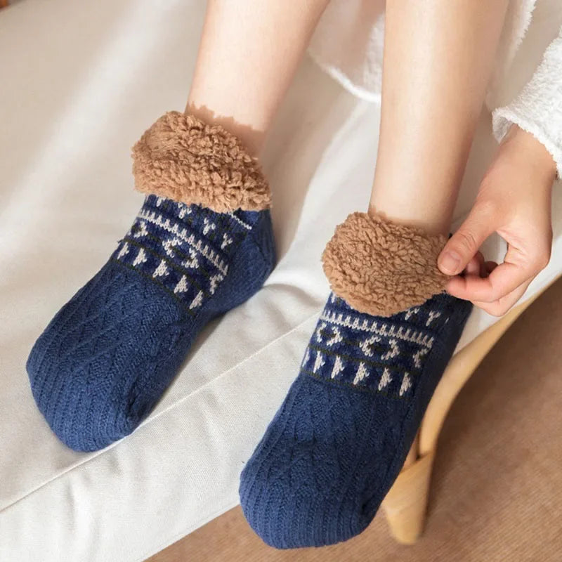 Cozy Non-Slip Floor Socks - Winter Warmth.