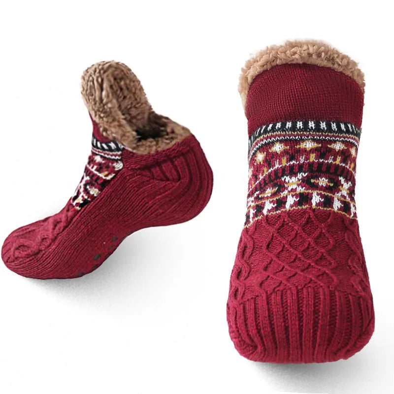 Cozy Non-Slip Floor Socks - Winter Warmth.
