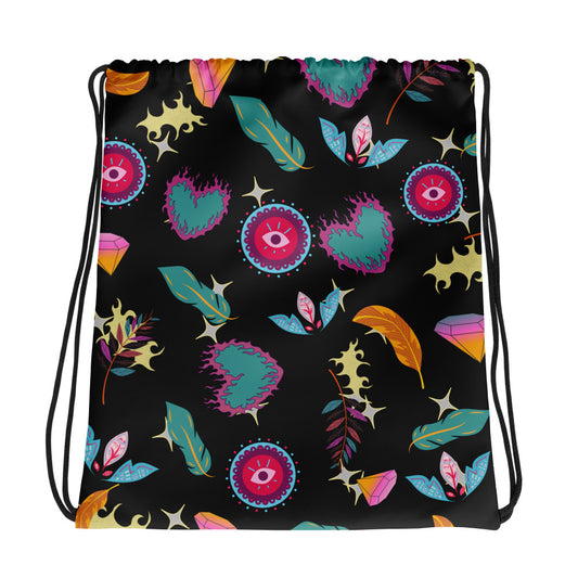 Funky Heartbleed Drawstring bag - The Snarky Pirate