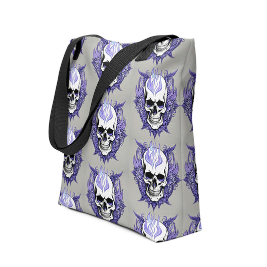 Purple Skull Tote bag - The Snarky Pirate