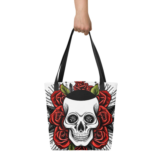 Skulls and Rose's Tote bag - The Snarky Pirate