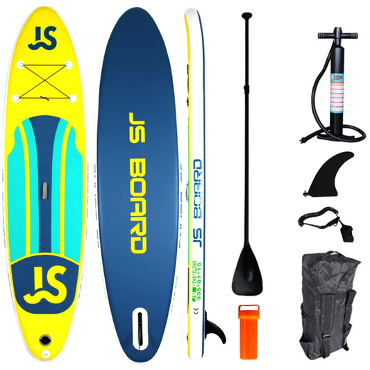 Inflatable Paddleboard Yellow And Blue